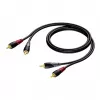 Kaapeli 2X RCA/chinch-pistoke - 2X RCA/chinch-pistoke 1,5