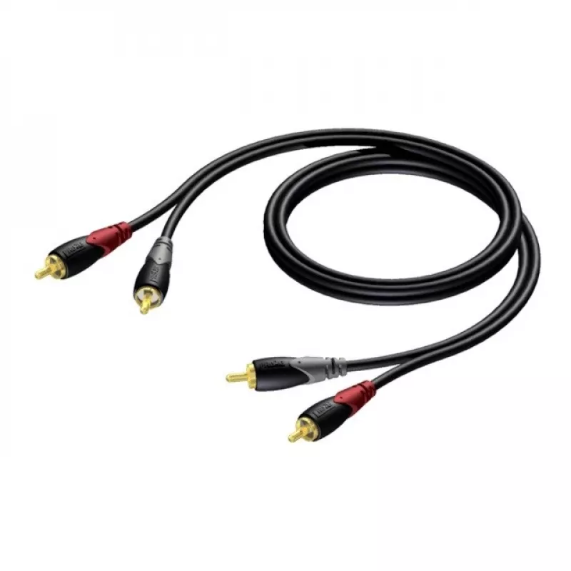 Kaapeli 2X RCA/chinch-pistoke - 2X RCA/chinch-pistoke 1,5