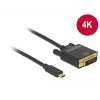 USB-C - DVI -adapteri DeLOCK 1 m 85320