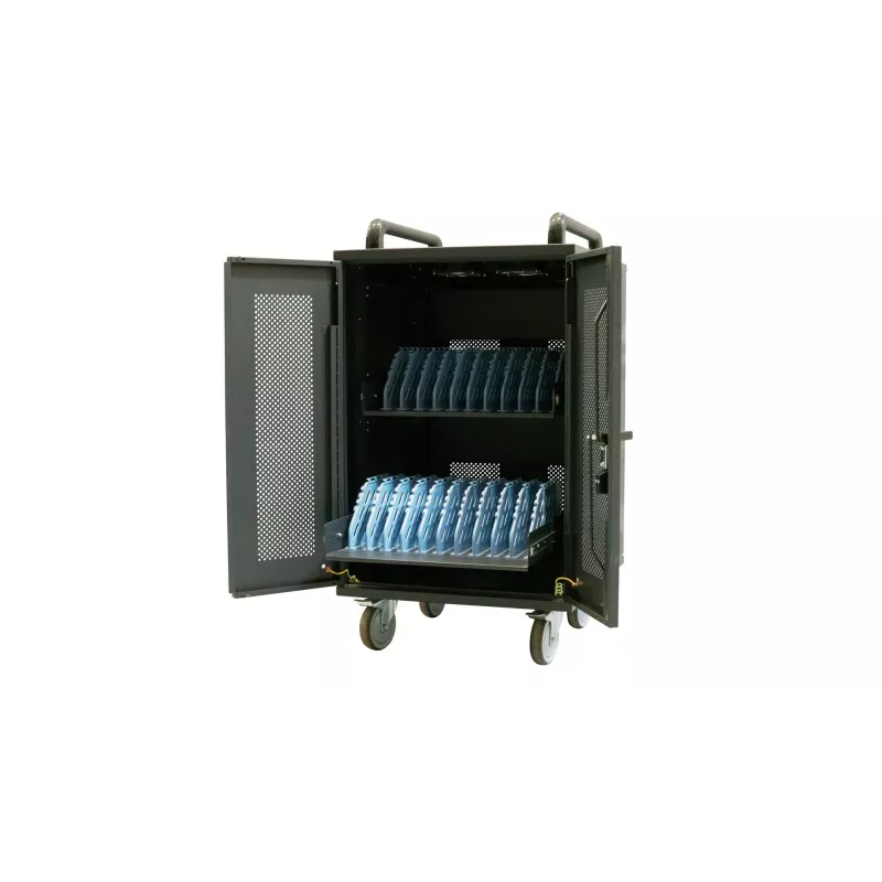 Avtek International Avtek Charging Cart 20 kannettava laitehallintakaappi musta