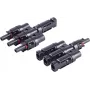 shiverpeaks ®-PV4 T-adapterisarja, 3/1, IP68, 1,5 kV, musta (BS02-21013)