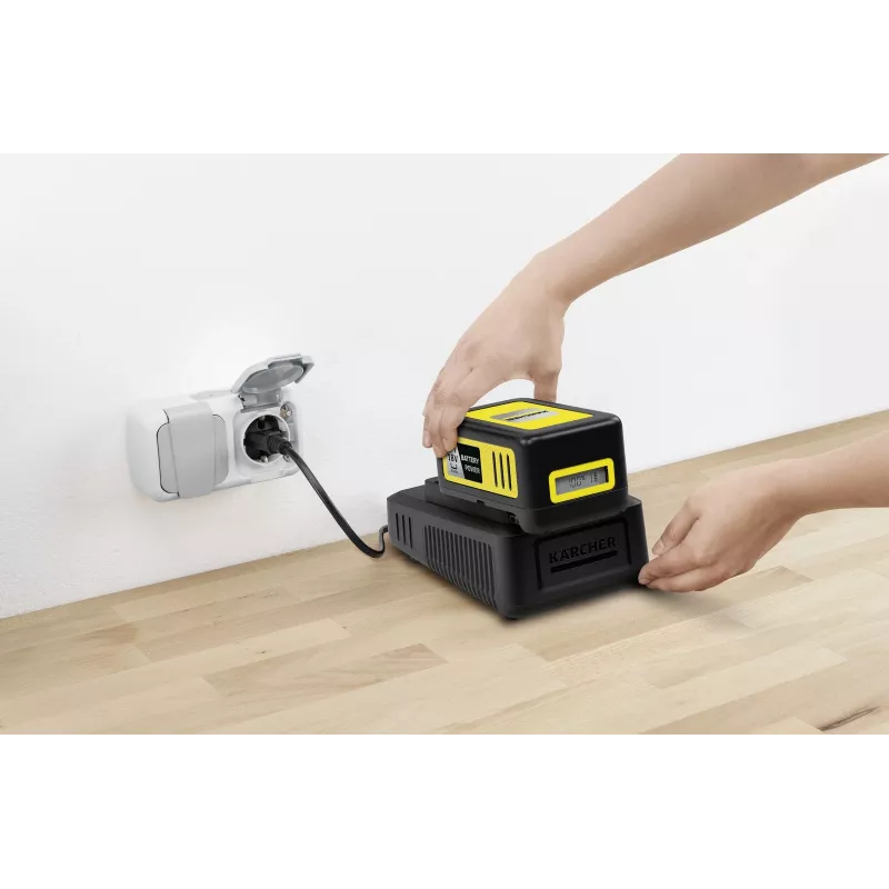 Akku- ja laturisarja Kärcher 2.445-063.0, Universal 18V 5000mAh, keltainen/musta