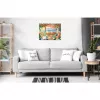 Palapeli-maalaussarja Ravensburger Cozy Cabana 23911 – palapeli-maalausaktiviteettisarja