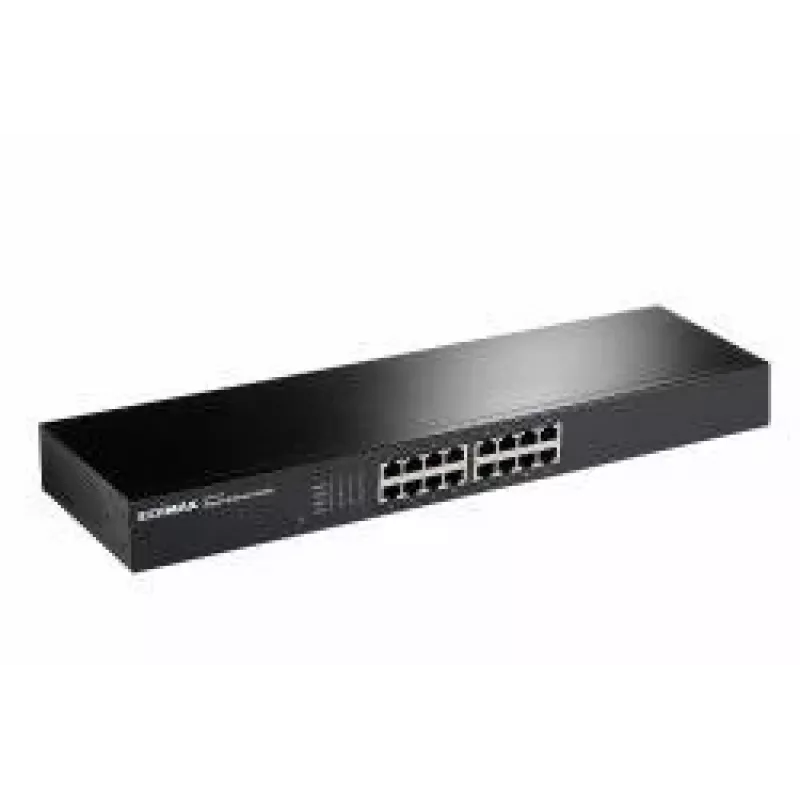 Edimax GS-1016 V2 verkkokytkin hallittava Gigabit Ethernet (10/100/1000) musta