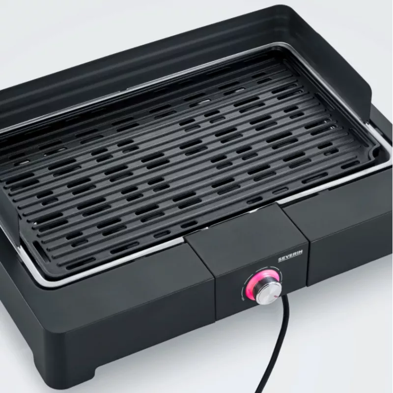 Severin PG8567 pöytägrilli sähkö musta 2200 W (PG8567)