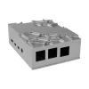 Akasa alumiinikotelo Raspberry Pi 4B:lle lämpösarjalla - hopea (A-RA09-M1S)