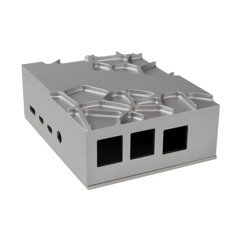 Akasa alumiinikotelo Raspberry Pi 4B:lle lämpösarjalla - hopea (A-RA09-M1S)