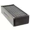 Jäähdytyslohko Aqua-Computer 33706 — alumiini/kupari/ruostumaton teräs, 320×140×73 mm, harmaa/hopea