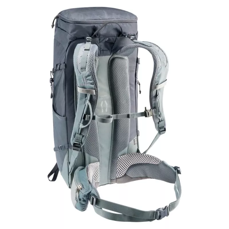 Reppu DEUTER Trail 32 EL musta-shale — 32 L tilavuus, ergonominen selkäjärjestelmä