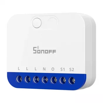 Älykäs Mini-WLAN-himmenninohjain Sonoff MINI-DIM — kompakti uppoasennettava moduuli LED-valojen himmennykseen, Matter-yhteensopiva