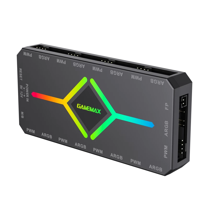 Gamemax | kaukosäädin | V4.0 ARGB PWM HUB BK | musta | Gamemax