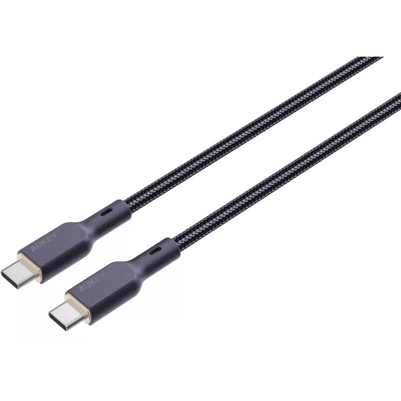 AUKEY CB-KCC101 nailonkaapeli USB-C - USB-C 1m