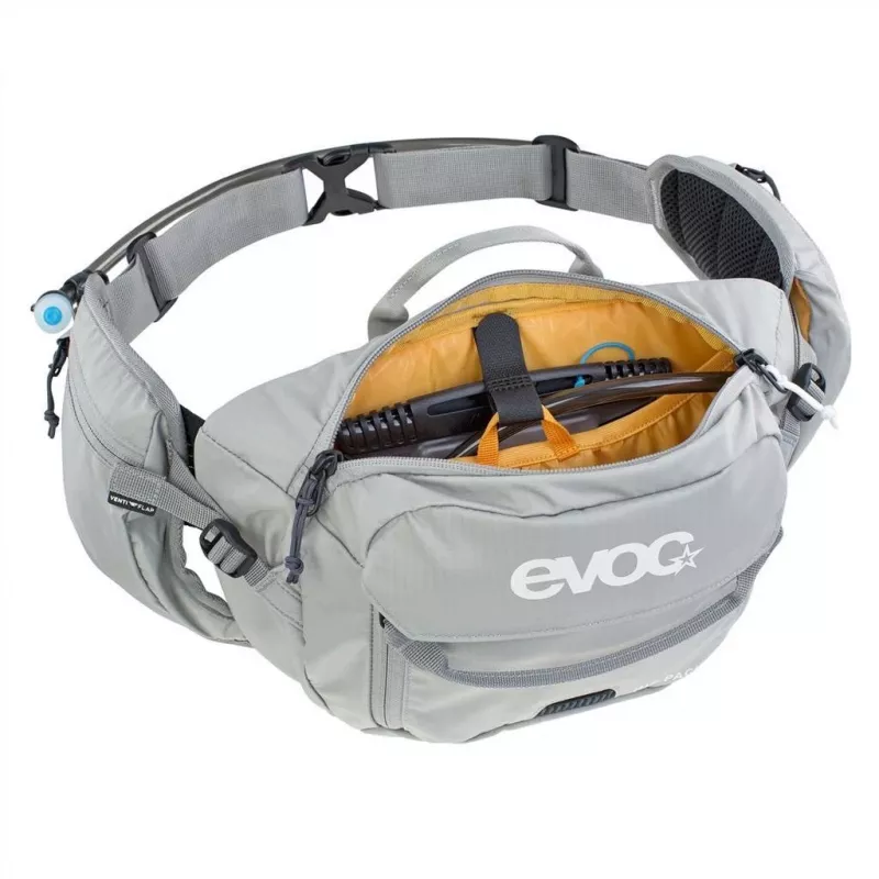 EVOC Hip Pack vyölaukku mesh nailon ripstop harmaa 3L unisex