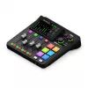 Studiokontrolleri RØDE Caster Duo musta — 2 Combo XLR/TRS, 2 TRS Line-lähdöt, 48 kHz, 24-Bit, kosketusnäyttö, Wi-Fi, Bluetooth