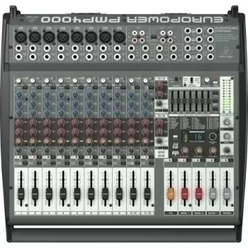 Behringer PMP4000 audiomikseri 20 kanavaa 10 - 200000 Hz musta