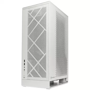 Tietokonekotelo SilverStone ALTA G1M microATX, valkoinen