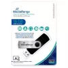 MEDIARANGE MR931-2 - 16 GB - USB Type-A / Micro-USB - 2.0 - 15 MB/s - kiertorengas - hopea - musta