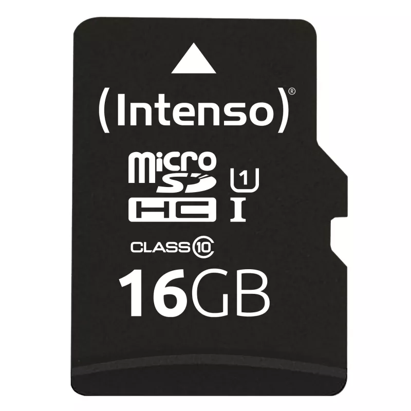Flash-muisti Intenso 16GB microSDHC UHS-I Class 10