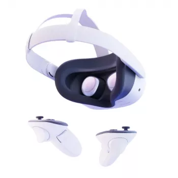 Meta Quest 3S virtuaalitodellisuusjärjestelmä, 128 GB, valkoinen