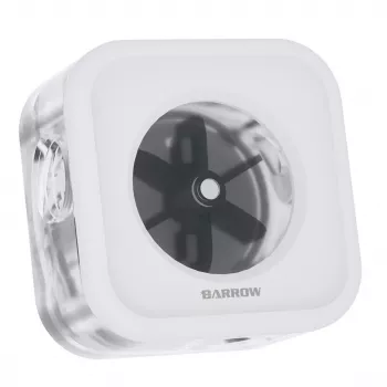 Flow Meter Barrow SLFV2-RGB W ARGB valkoinen – nestejäähdytyksen virtausanturi PC-kiertoihin
