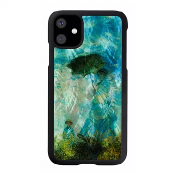 Älypuhelinkotelo iKins iPhone 11 — musta Camille-design, suojakotelo