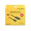 DeLOCK 85256 videokaapeli-adapteri 2 m USB Type-C DisplayPort musta