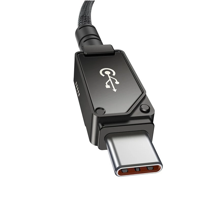 Baseus Unbreakable USB-C–iP-kaapeli 2 m 20 W musta