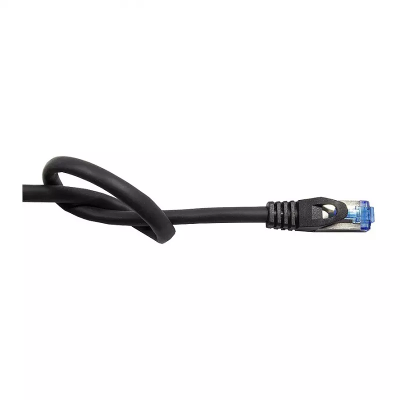 Good Connections Cat.6A patch-kaapeli SmartFLEX HF musta 1,5 m