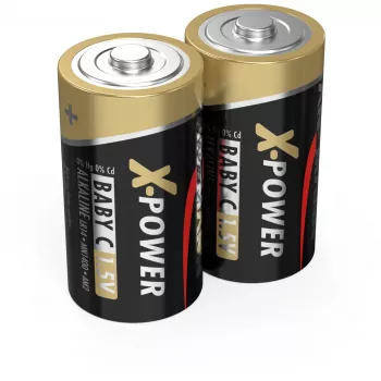 ANSMANN alkaline X-Power -paristo, (C), 2 kpl:n pakkaus (5015623), 7500 mAh