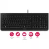 CHERRY KC 1000 näppäimistö toimisto USB QWERTY espanja musta