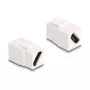 DeLOCK Keystone-moduuli HDMI naaras-naaras diagonaali 8K 60 Hz valkoinen