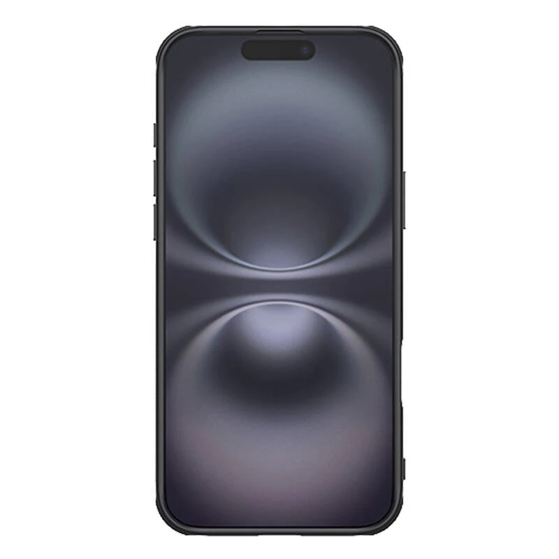 Suojakotelo Nillkin iPhone 16 Plus Super Frosted Pro — musta, ohut kova kuori