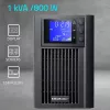 UPS QOLTEC puhdas siniaalto 1kVA 800W AVR:llä ja LCD-näytöllä