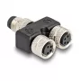 Kaapelinsuoja DeLOCK 60577 musta PVC M8 22 mm 24 mm 10 mm