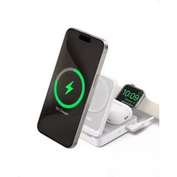 MagGo 3-in-1 15W taittuva valkoinen EU