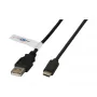 Efb K5258SW.0,5 USB-kaapeli musta
