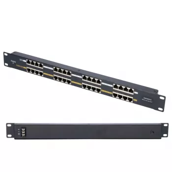 Extralink PoE-injektori 16 portti 16x 100Mb/s RJ45, rack-asennus