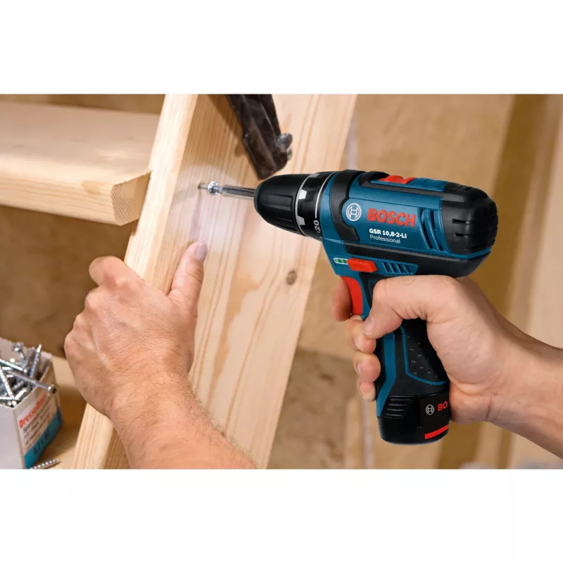 Bosch GSR 12V-15 Professional 650 g musta, sininen, punainen, hopea