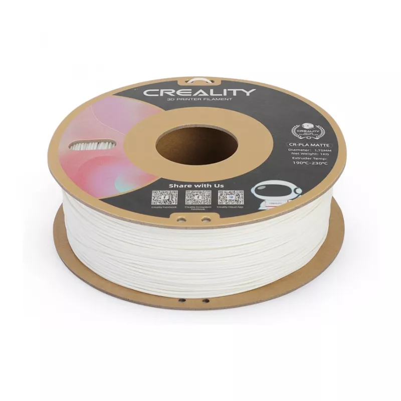 Filamenttikela Creality PLA 1,75 mm valkoinen 1 kg (malli 3301010296)