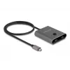 DeLOCK 11500 USB 3.2 Gen 2 Type-C -keskitin 10000 Mbit/s 144 Hz