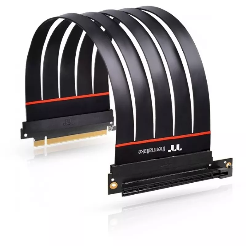 PCI-E jatkokaapeli Thermaltake TT Premium 300mm 90 asteen adapterilla
