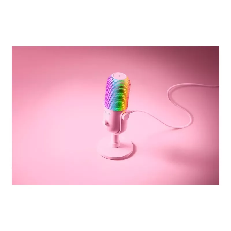 Razer Seiren V3 Chroma pinkki PC-mikrofoni