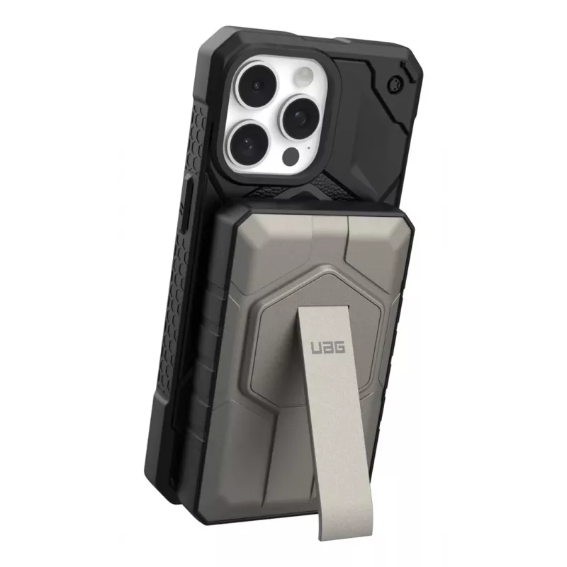 Urban Armor Gear 9B4411114036 varavirtalähde 10000 mAh langaton lataus, musta, Titanium