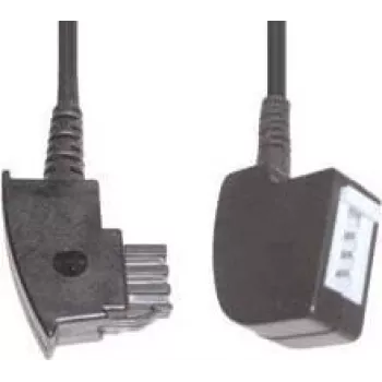 Puhelinkaapeli e+p T 24 6 m musta