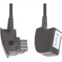 Puhelinkaapeli e+p T 24 6 m musta