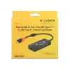 USB-keskitin DeLOCK USB 3.0 Type-C 3 portti