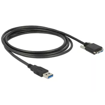 USB-kaapeli DeLOCK 83599 USB 3.2 Gen 1 3 m USB A Micro-USB B musta