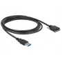 USB-kaapeli DeLOCK 83599 USB 3.2 Gen 1 3 m USB A Micro-USB B musta