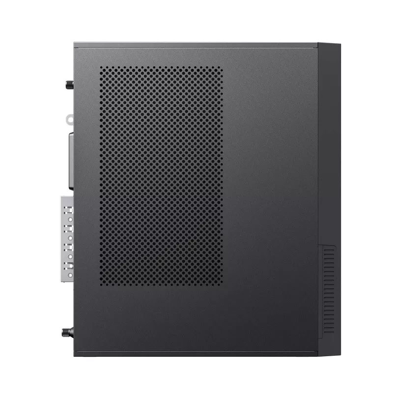 Akyga AK-302-01BL SFF-tietokonekotelo, Micro-ATX / Mini-ITX, USB-C + 2x USB 3.0 + USB 2.0, ilman virtalähdettä, musta