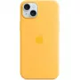 Apple iPhone 15 Plus silikonikuori MagSafe-tuella, Sunshine, MWNF3ZM/A